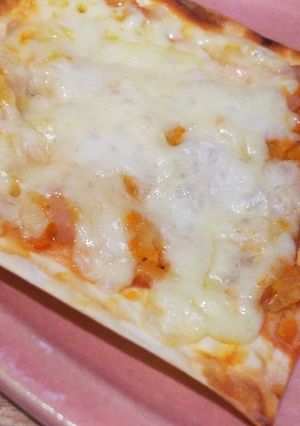 焼売の皮でカリカリピザ風♪-レシピのメイン写真