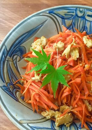 材料は人参と卵だけ！！人参しりしり-レシピのメイン写真