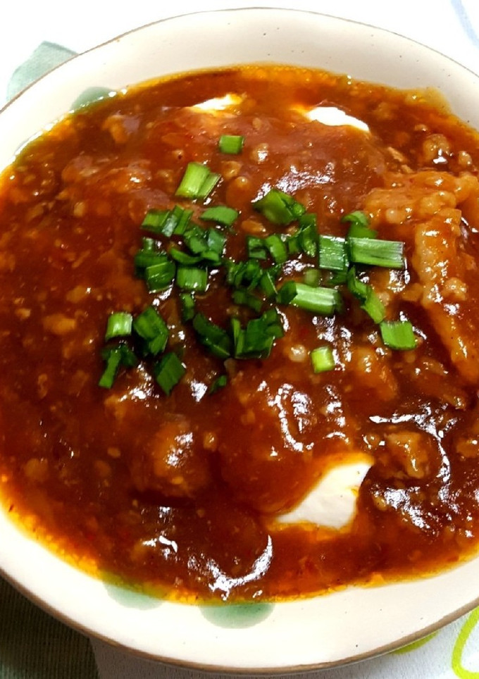まるごと麻婆豆富 と 麻婆丼-レシピのメイン写真