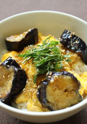 プチ・なす玉丼-レシピのメイン写真