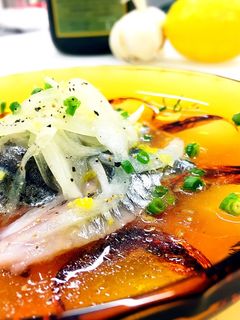 生秋刀魚のマリネ-レシピのメイン写真