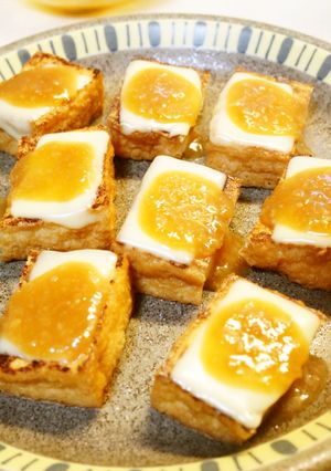 絹厚揚げのチーズ＆田楽味噌のせ-レシピのメイン写真