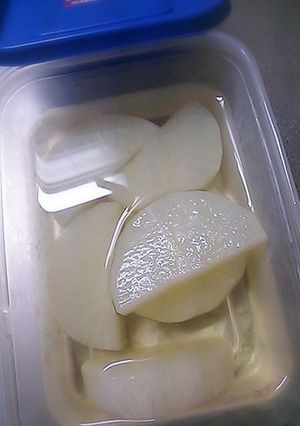 冬におススメ 大根の下茹で-レシピのメイン写真