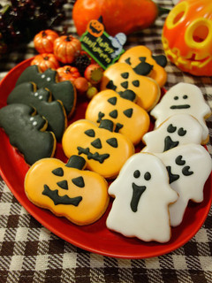 ハロウィン♪アイシングジンジャークッキー-レシピのメイン写真