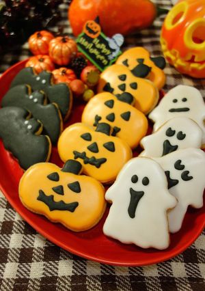 ハロウィン♪アイシングジンジャークッキー-レシピのメイン写真