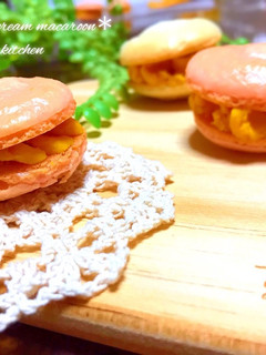 かぼちゃクリームマカロン-レシピのメイン写真