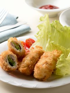 らりるれレタスの豚肉巻きフライ-レシピのメイン写真