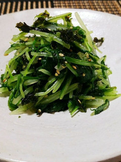 水菜のナムル-レシピのメイン写真