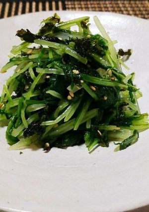 水菜のナムル-レシピのメイン写真