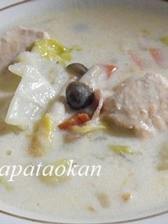 白菜と鮭のクリーム煮-レシピのメイン写真