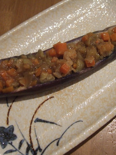 茄子のムキエビ野菜詰め-レシピのメイン写真