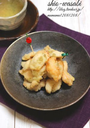 ポップコーンチキン・塩わさび味。-レシピのメイン写真