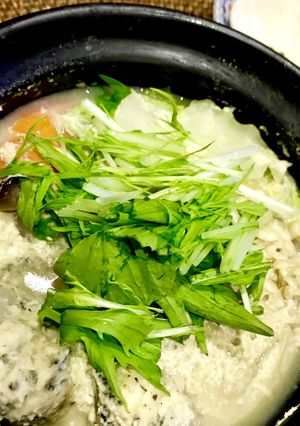 3つの材料で作るつゆ☆簡単ごま豆乳鍋-レシピのメイン写真