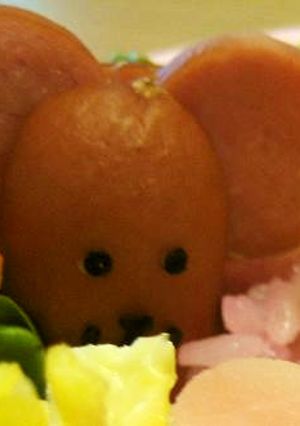 ねずみちゃんウインナー（キャラ弁）-レシピのメイン写真