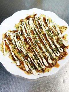 残った千切りキャベツDEお好み焼き風？-レシピのメイン写真