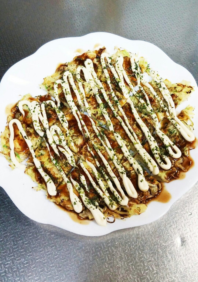 残った千切りキャベツDEお好み焼き風？-レシピのメイン写真