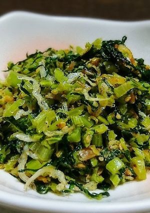 大根の葉と小エビとジャコのふりかけ♪-レシピのメイン写真