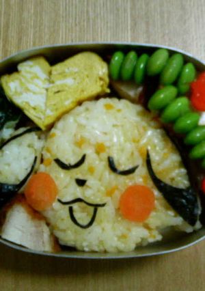 ピカチュウ弁当３　（ポケモンキャラ弁）-レシピのメイン写真