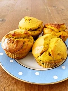 煮物リメイク☆かぼちゃマフィン-レシピのメイン写真
