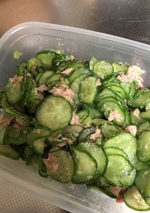 簡単!すし酢deきゅうりとツナの酢の物-レシピのメイン写真