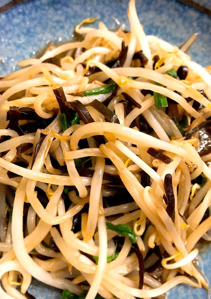 もやしの塩昆布炒め-レシピのメイン写真