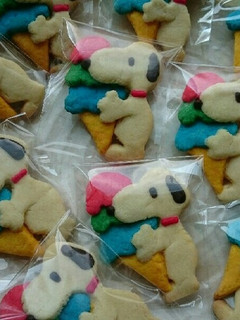 可愛いクッキー☆スヌーピーwithアイス-レシピのメイン写真