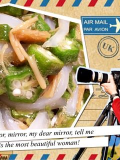 お酒が進む✩オクラといかソーメン和え✩-レシピのメイン写真