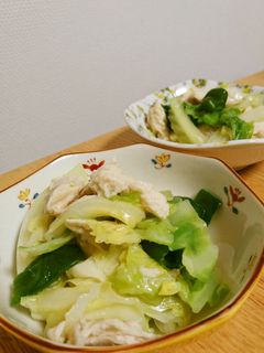 キャベツとピーマンとサラダチキン中華炒め-レシピのメイン写真