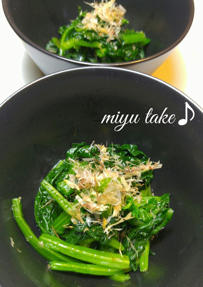 ほうれん草の白だしお浸し♪-レシピのメイン写真