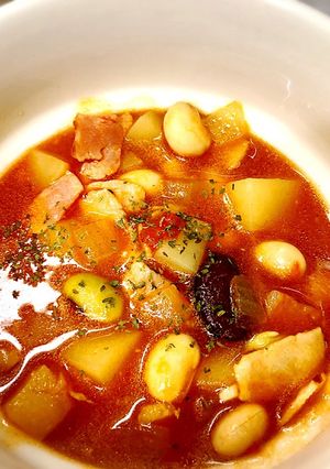 壁の穴風ミネストローネ-レシピのメイン写真