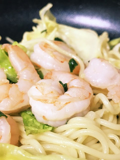 超簡単!ぷりっと♡エビ入り塩焼きそば-レシピのメイン写真