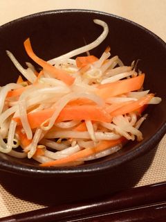 もやしとニンジンの生姜炒め-レシピのメイン写真