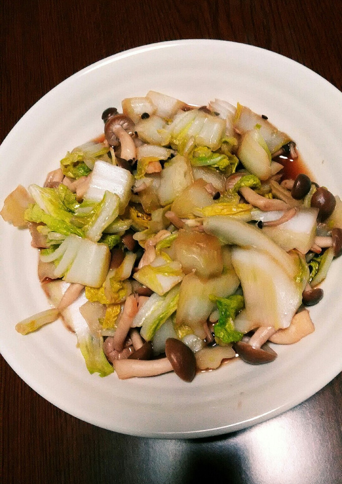 簡単時短！えのきと白菜のバタポン炒め-レシピのメイン写真