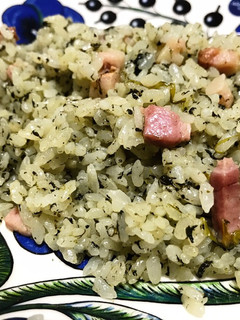 ほうれん草とベーコンの炊き込みピラフご飯-レシピのメイン写真
