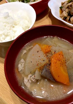 ほっこり♡簡単 煮るだけ豚汁-レシピのメイン写真