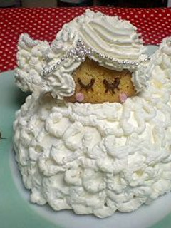 ** 天使のクリスマスケーキ **-レシピのメイン写真
