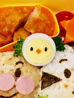 うずらの卵で簡単ひよこちゃん☆キャラ弁-レシピのメイン写真