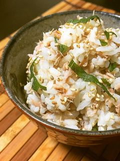 簡単!ツナと青しそと生姜の混ぜご飯-レシピのメイン写真