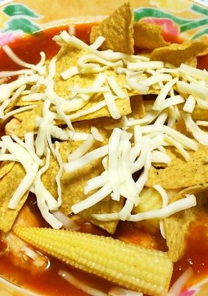 ソパ・デ・トルティーヤ（メキシコ料理）-レシピのメイン写真