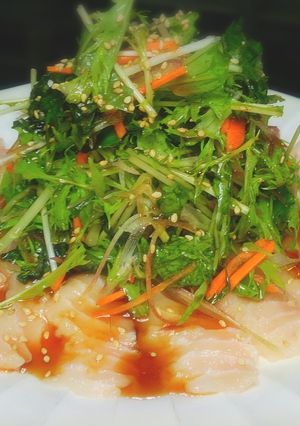 ビンチョウマグロのカルパッチョ！-レシピのメイン写真