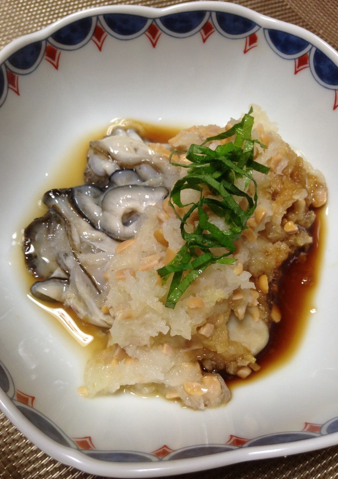 簡単♪牡蠣の納豆みぞれがけ-レシピのメイン写真