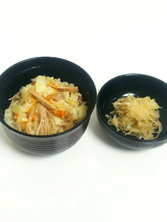 アイスバインの炊き込みご飯-レシピのメイン写真