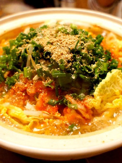 白菜と豚肉のミルフィーユキムチ鍋-レシピのメイン写真