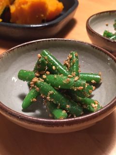 いんげんのごま和え-レシピのメイン写真