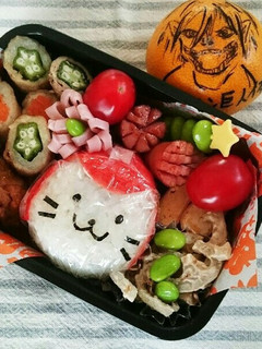 簡単キャラ弁!ひこにゃん!!ゆるキャラ!-レシピのメイン写真