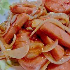 รูปของ お弁当に＊ベビーハムと玉ねぎの＊照り焼き