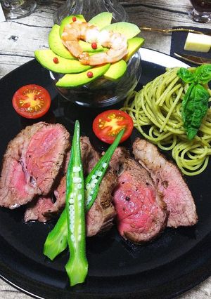 フライパンオンリー！簡単ローストビーフ♡-レシピのメイン写真