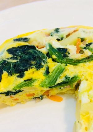 簡単！朝食に♪スパニッシュオムレツ-レシピのメイン写真