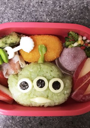リトルグリーンメン キャラ弁-レシピのメイン写真