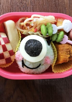 モンスターズインク マイク 簡単キャラ弁-レシピのメイン写真